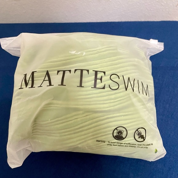 Matte Collection Swimsuit - Lime Green One Piece Swimsuit. - Picture 8 of 8